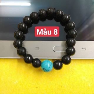 Chuỗi vòng đeo tay đá thạch anh đen 10ly