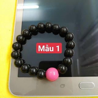 Chuỗi vòng đeo tay đá thạch anh đen 10ly