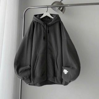 Áo Khoác Zip Nỉ Fearirifar Phản Quang Form Rộng Unisex Nam Nữ