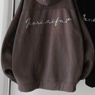 Áo Khoác Zip Nỉ Fearirifar Phản Quang Form Rộng Unisex Nam Nữ