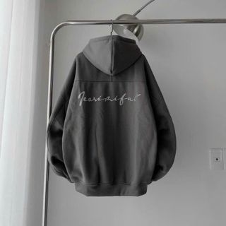 Áo Khoác Zip Nỉ Fearirifar Phản Quang Form Rộng Unisex Nam Nữ