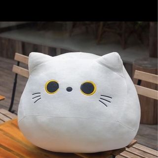 Mèo lười đen tuyền trắng Ngọc trinh 30cm