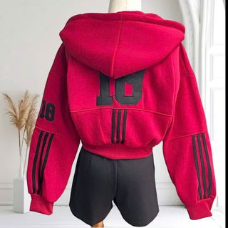 Áo Khoác Thun Nỉ Nữ Số 18 - Phong Cách Năng Động và Thoải Mái