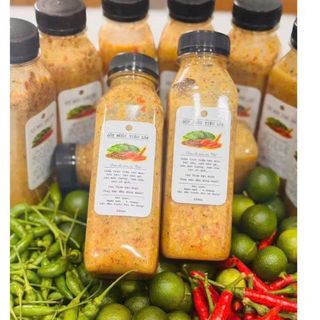 SỐT CHẤM MUỐI TIÊU LỐP SIÊU NGON - chai 330ml (485gr)