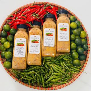 SỐT CHẤM MUỐI TIÊU LỐP SIÊU NGON - chai 330ml (485gr)