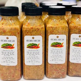 SỐT CHẤM MUỐI TIÊU LỐP SIÊU NGON - chai 330ml (485gr)