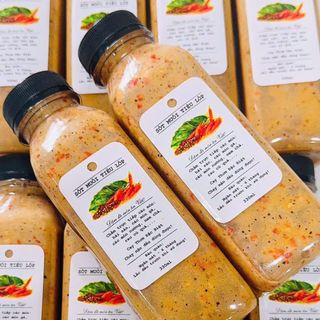 SỐT CHẤM MUỐI TIÊU LỐP SIÊU NGON - chai 330ml (485gr)