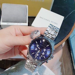 ĐỒNG HỒ NAM CAO CẤP MICHAEL DÂY THÉP SILVER MẶT CHONOGRAP  FULLBOX TAG