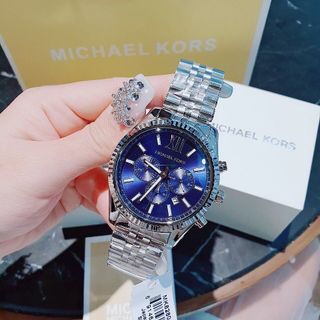 ĐỒNG HỒ NAM CAO CẤP MICHAEL DÂY THÉP SILVER MẶT CHONOGRAP FULLBOX TAG