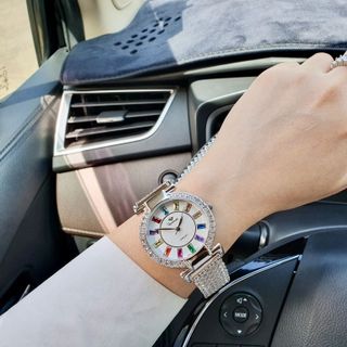 ĐỒNG HỒ NỮ CHÍNH HÃNG FUNMEI F4604 FULL ĐÁ PHA LÊ ĐI KÈM TEM KÍCH HOẠT ĐIỆN TỬ