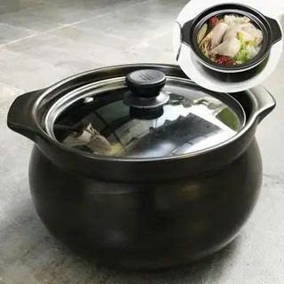 NỒI ĐẤT HẦM 3 LÍT NẮP THỦY TINH (T8)