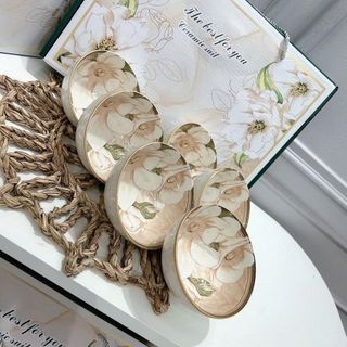 BỘ 6 CHÉN HOA TRÀ KÈM ĐŨA