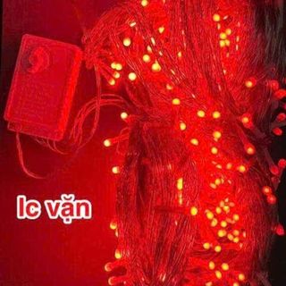 DÂY ĐÈN TRANG TRÍ MÀU ĐỎ V8 80M 352 BÓNG SIÊU SÁNG