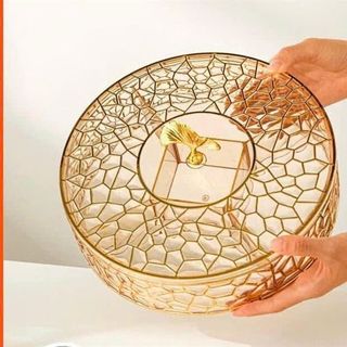 Nhựa - Khay Mứt Mika Nhựa Dáng Tròn 3168 G ( THÙNG 12C )