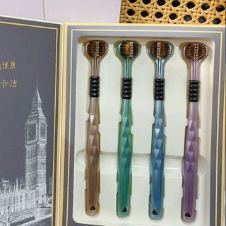 HỘP 4 BÀN CHẢI ĐÁNH RĂNG ĐA CHIỀU 3 MẶT