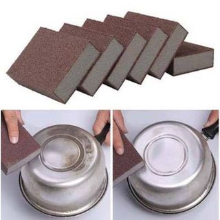 Miếng cọ xoong nồi Nâu 9x7cm