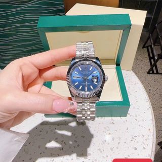 ĐỒNG HỒ NAM NỮ CAO CẤP ROLET DATE JUST AUTOMATIC DÂY ĐÚC MẶT SAPHIRE NIỀNG KHÍA