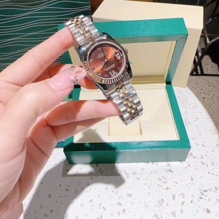 ĐỒNG HỒ NAM NỮ CAO CẤP ROLET DATE JUST AUTOMATIC DÂY ĐÚC MẶT SAPHIRE NIỀNG KHÍA