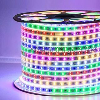ĐÈN LED DÂY 2835 HAI HÀNG ĐỦ MÀU DÀI 100M