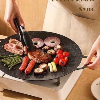 CHẢO NƯỚNG VÂN ĐÁ CHỐNG DÍNH SIZE 34CM