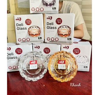 Gạt Tàn 006-2 Hoa Văn 12cm Trắng (THÙNG 24C)