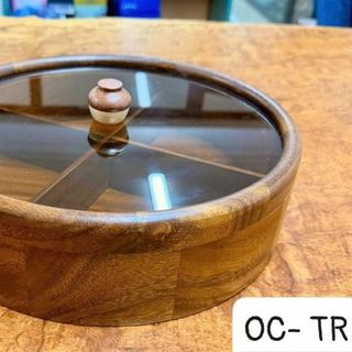 Hộp Mứt Vuông 4 Ngăn Gỗ GH-V (THÙNG 4C)