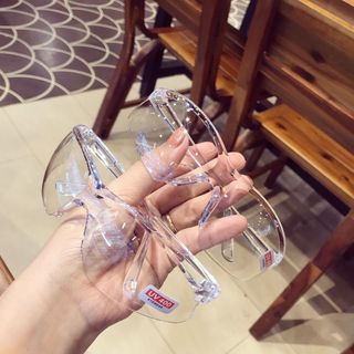 MẮT KÍNH BẢO HỘ NAM NỮ TRONG SUỐT CHỐNG TIA UV