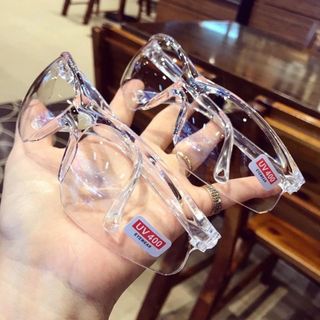 MẮT KÍNH BẢO HỘ NAM NỮ TRONG SUỐT CHỐNG TIA UV