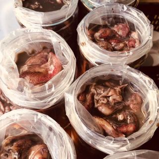 Hủ Mắm Mực Loại 1 [450Gr] - Đặc Sản Xứ Nẫu - Hàng Chính Gốc Bình Định ( nguyên con, chưa gia vị)