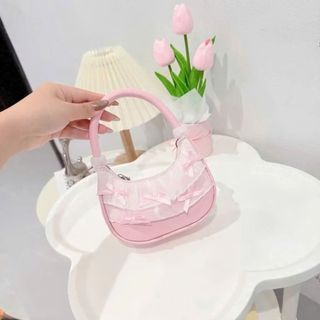 TÚI MINI KẸP NÁCH PHỐI NƠ REN – XINH XẮN CHO MẸ & BÉ - PIPI STORE