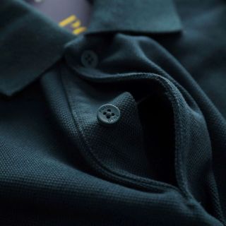 Áo thun nam cổ trụ thêu hình phối cổ - Cotton thoáng mát - Size 50-95kg