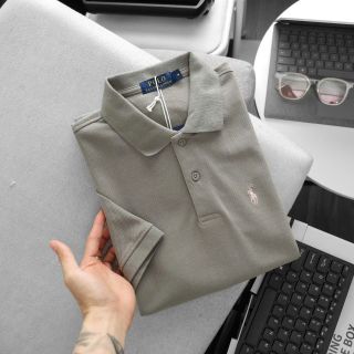 Áo thun nam cổ trụ thêu hình phối cổ - Cotton thoáng mát - Size 50-95kg