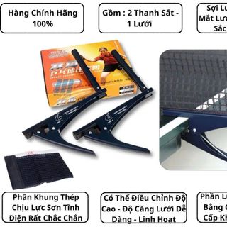 Bộ Cọc Lưới Bóng Bàn Double Fish - Hỗ trợ luyện tập - Khung chắc chắn