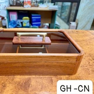 Hộp Mứt Vuông 4 Ngăn Gỗ GH-V (THÙNG 4C)