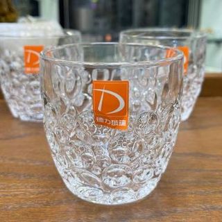 Bộ 6 Cốc Thủy Tinh Chấm Bi Bong Bóng 340ML ( THÙNG 8B )