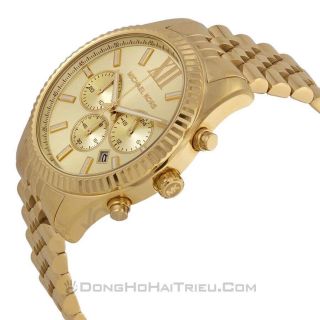 ĐỒNG HỒ NAM CAO CẤP MICHAEL DÂY THÉP GOLD MẶT CHONOGRAP  FULLBOX TAG