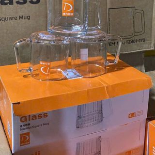 BỘ 6 LY THỦY TINH CÓ QUAI 170ML TZ401-170