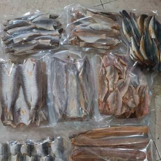 Khô cá hố 500gr, khô cá không tẩm vị nguyên con thịt dai dùng cùng mắm me