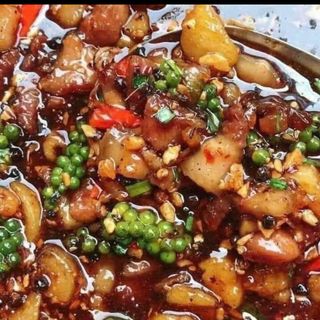 MẮM KHO QUẸT TÔM KHÔ, TÓP MỠ , THỊT BA CHỈ - 400gr