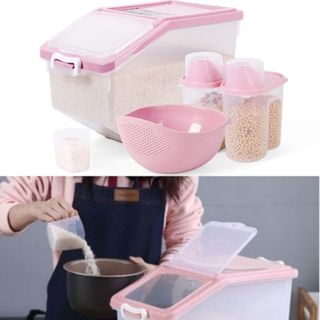 MT3234 - Thùng Gạo Gằng Nhựa 15Kg (PINCAI) ( THÙNG 24C )