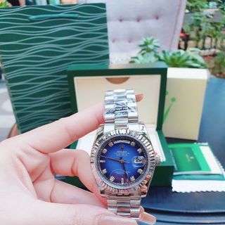 ĐỒNG HỒ NAM CAO CẤP ROLET DAY DATE MÁY CƠ SIZE VỪA NAM NỮ