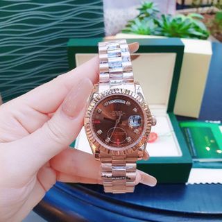 ĐỒNG HỒ NAM CAO CẤP ROLET DAY DATE MÁY CƠ SIZE VỪA NAM NỮ