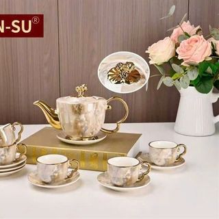 Ấm Chén Vân Đá Kê DKS J17-3A ( THÙNG 12B )