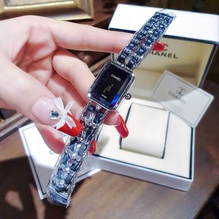 ĐỒNG HỒ NỮ CAO CẤP CHANEU PREMIERE DÂY XÍCH PHỐI DA BA MÀU