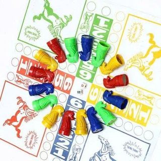 CỜ CÁ NGỰA BÀN GIẤY KÈM XÍ NGẦU