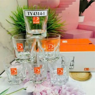Bộ 6 Cốc Thủy Tinh TY 4314-1 ( THÙNG 12B )