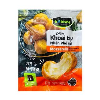 Viên khoai tây nhân phô mai mozzarella Kitkool 300g