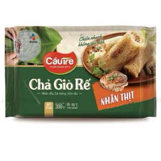 “ Thùng 24 gói “ Chả giò rế nhân thịt gói 300g 12 cuốn.