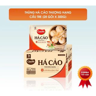 “ Thùng 28 gói “ Há cảo thượng hạng Cầu Tre gói 300g