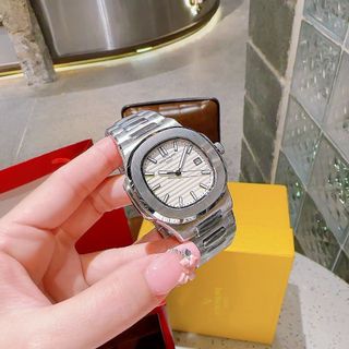 ĐỒNG HỒ COUPLE CAO CẤP FATEK MẶT VUÔNG DÂY THÉP MÁY CƠ NAM VÀ MÁY PIN NỮ